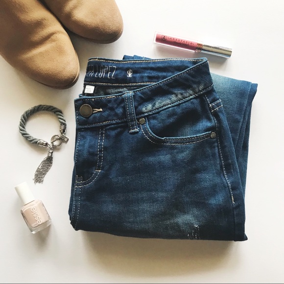 Jennifer Lopez Denim - Jennifer Lopez Skinny Denim Medium Wash Size 0